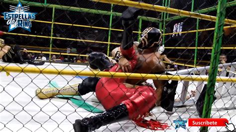 LUCHA EN JAULA POR EL CAMPEONATO DE MÉXICO DESDE LA ARENA NAUCALPAN - YouTube