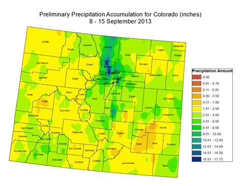 Colorado Flood 2013 Storm Page - Storm Totals