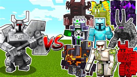 FERROUS WROUGHTNAUT vs NEW POWERFUL MOBS in Minecraft - YouTube