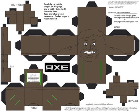 ADV CH24: Axe Chocolate Man Cubee by TheFlyingDachshund on DeviantArt