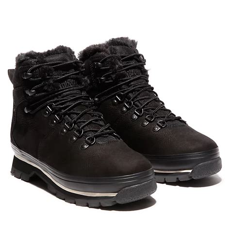 Euro Hiker Lined Boot for Women in Black | Timberland