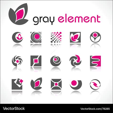 Design elements Royalty Free Vector Image - VectorStock