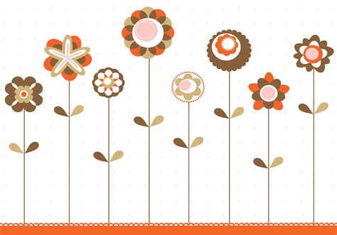 Retro Flower Background Vector 59986 Vector Art at Vecteezy