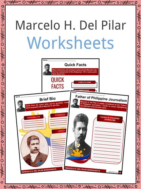 Marcelo H. del Pilar Facts, Worksheets, Early Life & Family For Kids