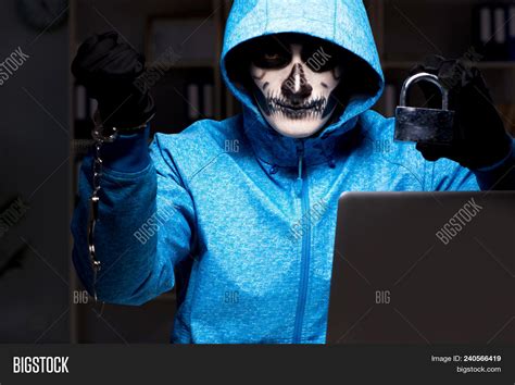 Scary Hacker Hacking Image & Photo (Free Trial) | Bigstock