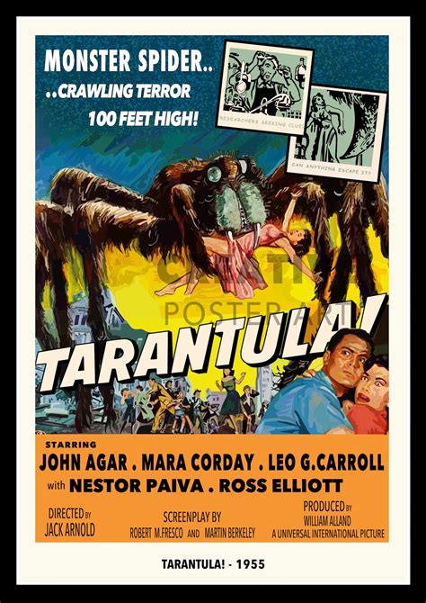 Tarantula Poster, Tarantula Movie Poster, Home Decor Sci-fi Film Poster ...