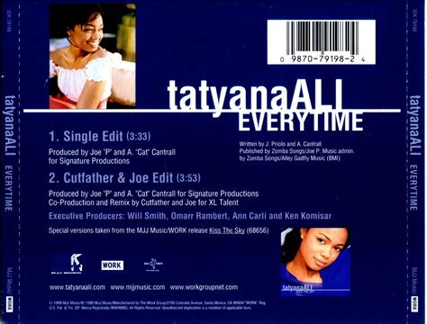 Promo, Import, Retail CD Singles & Albums: Tatyana Ali - Everytime ...