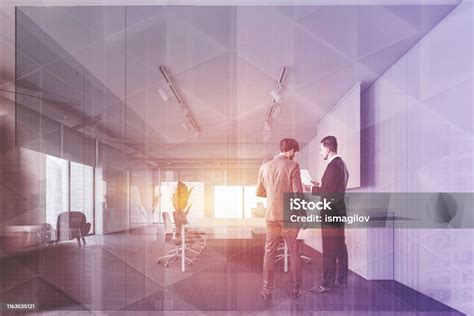 Business People Near Office Conference Room Stock Photo - Download Image Now - Adult, Armchair ...