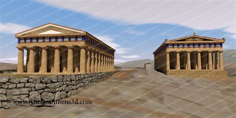 Archaic Temple of Athena Polias (the Old Temple) - Ancient Athens 3D