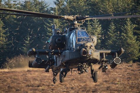 Download Aircraft Attack Helicopter Helicopter Military Boeing Ah-64 Apache HD Wallpaper