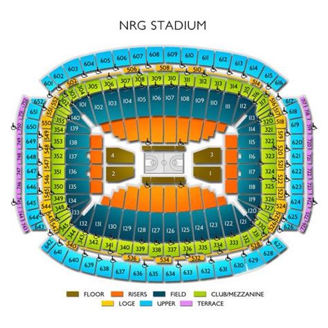 reliant stadium seating chart