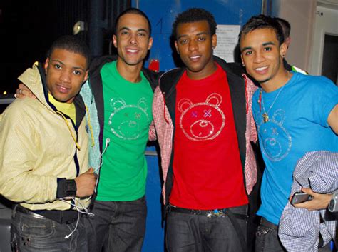 Photos of JLS Members Aston Merrygold, Marvin Humes, Jonathan Gill and Oritse Williams at ...