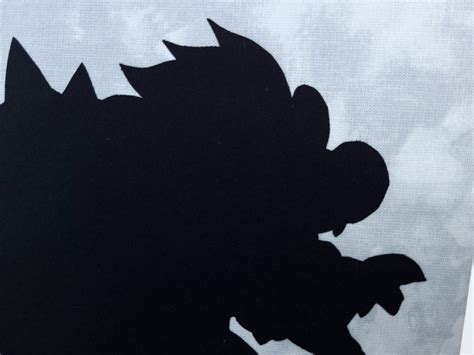 Mario Fabric Art With Bowser Silhouette - Etsy