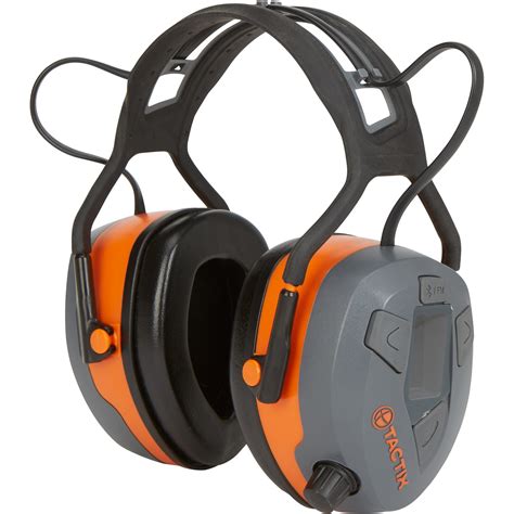 Tactix Bluetooth Safety Earmuffs with FM Radio — 23dB NRR | Northern Tool + Equipment