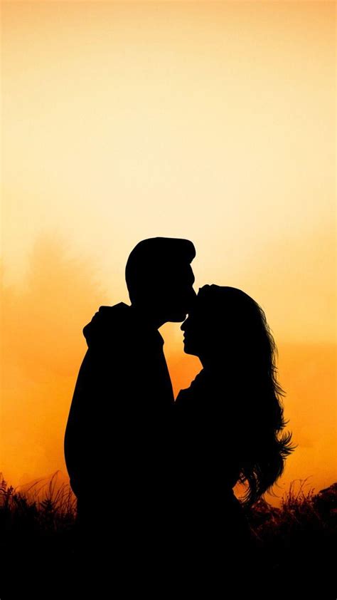 Romantic Couple Sunset Silhouette Wallpapers - Wallpaper Cave