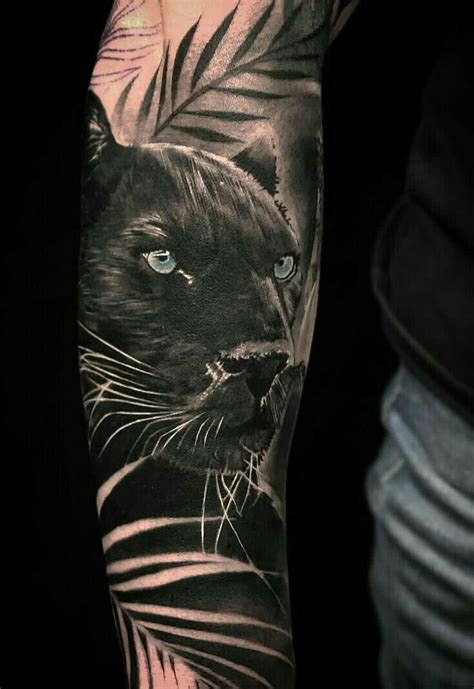 Pin by Chrissy Jensen on Tattoo | Leopard tattoos, Panther tattoo, Animal sleeve tattoo