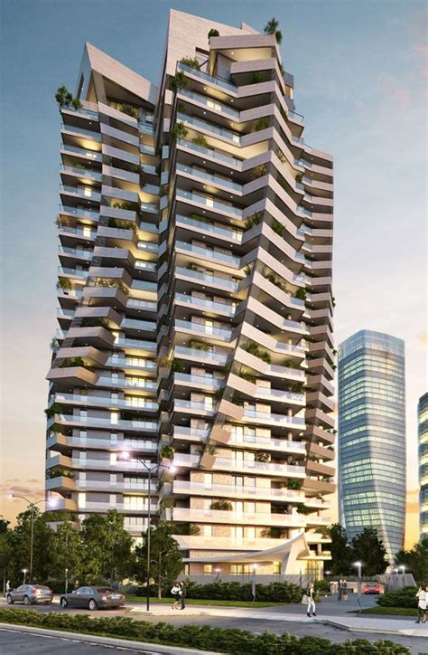 Park Tower (ex Torre Arduino) by Daniel Libeskind @ CityLife Plans Architecture, Apartment ...