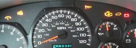 2008 Chevy Trailblazer Dashboard Warning Lights, Meanings