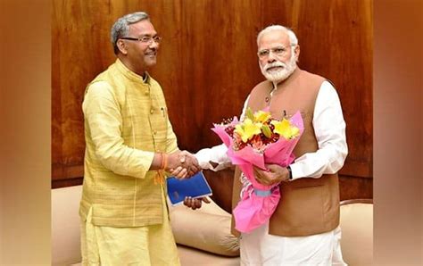 Uttarakhand Chief Minister meets the PM