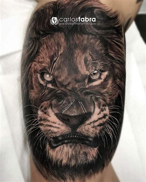 Scarred Lion | Lion tattoo, Lion arm tattoo, Animal tattoos