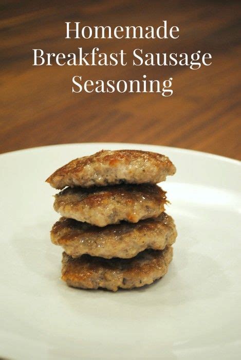 Homemade breakfast sausage seasoning | Recipe | Feel good, Salts and ...