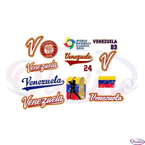 Venezuela World Baseball Classic 2023 Bundle SVG Cutting Files