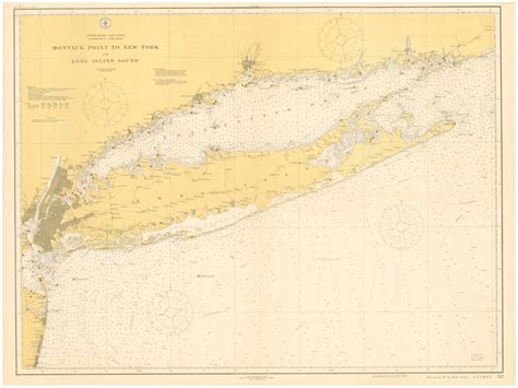 Long Island Historical Map - 1918 – Nautical Chart Prints