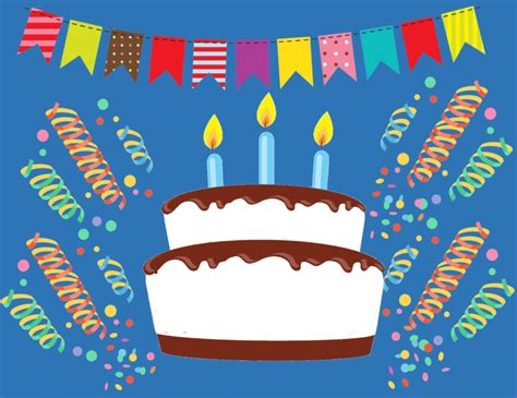 Free Birthday border & backgrounds | Customizable