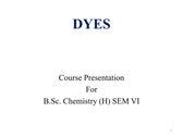 Chemistry of inks, dyes and pigments | PPT