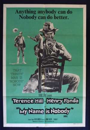 All About Movies - My Name Is Nobody Movie Poster Original One Sheet 1973 Henry Fonda Terence Hill