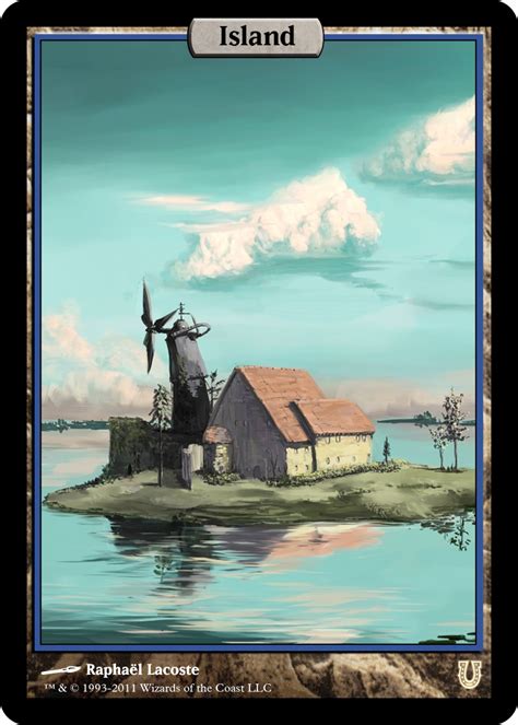 unhinged island | Mtg altered art, Mtg art, Magic design