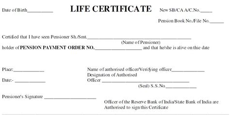 Download and Know About Pensioners Life Certificate | FINANCE guru ...