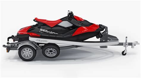 Sea-doo spark trailer 3D model - TurboSquid 1190857