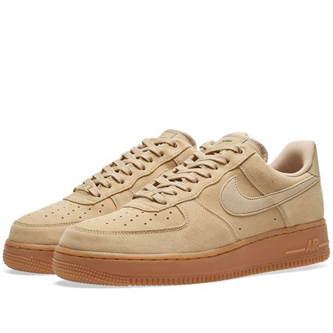 Nike Air Force 1 '07 LV8 Suede Mushroom, Gum & Medium Brown | END.