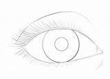 Eye Coloring Page  Print sketch template
