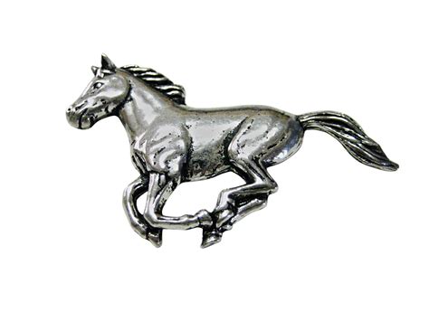 Running Horse Magnet Metallic Object, Metal Tank, Running Horses, Rare ...