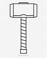 Thors Hammer Coloring Page sketch template