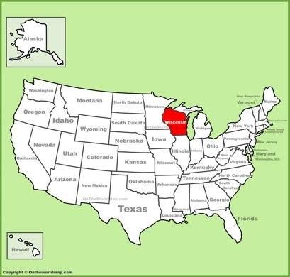 Wisconsin State Map | USA | Maps of Wisconsin (WI)