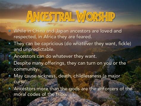 Ancestor Worship | Ancestor, Worship, Ancestral