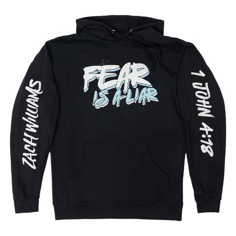 2023 Zach Williams Fear Is A Liar Hoodie – Zach Williams Official ...