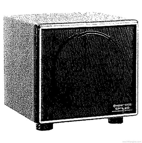 Kenwood SP-520 - Manual - Monophonic Speaker - HiFi Engine