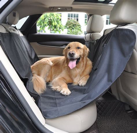 Pet Seat Covers Waterproof Hammock Style Dog Car Back Seat Cushion for Trucks SUV Van Auto ...