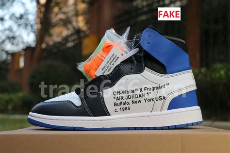 Real Vs Fake Air Jordan 1 Off White Chicago | semashow.com