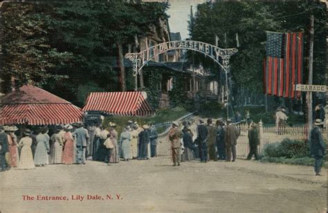 The Entrance Lily Dale, NY Postcard