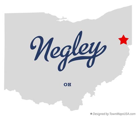 Map of Negley, OH, Ohio