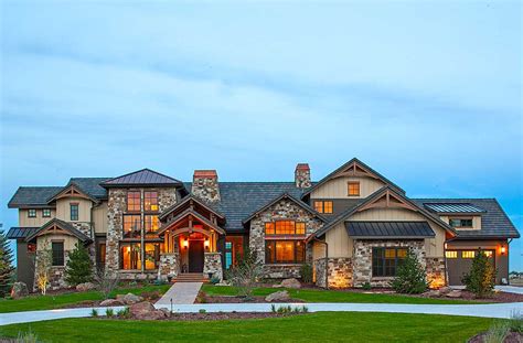 Plan 95029RW: Grand Mountain Lodge - 4531 Sq Ft - Architectural Designs ...