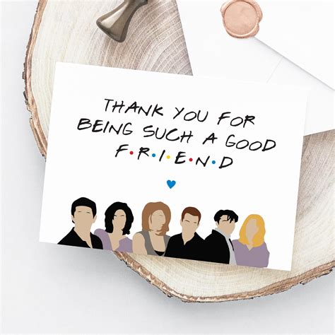 Friends Thank You Card Printable – awdesignsprintables