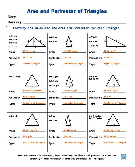 Free Geometry Worksheets for homeschoolers, students, parents and teachers