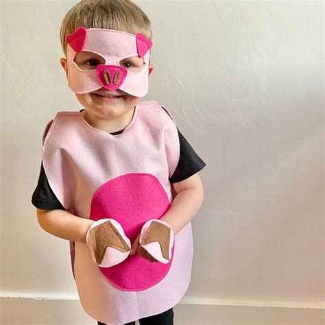 Kids Pig Costume Adult Piggy Costume Nursery Rhyme Pig - Etsy