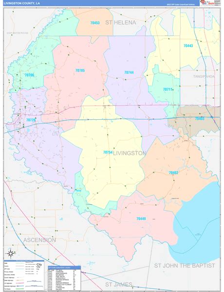 Maps of Livingston Parish (County) Louisiana - marketmaps.com